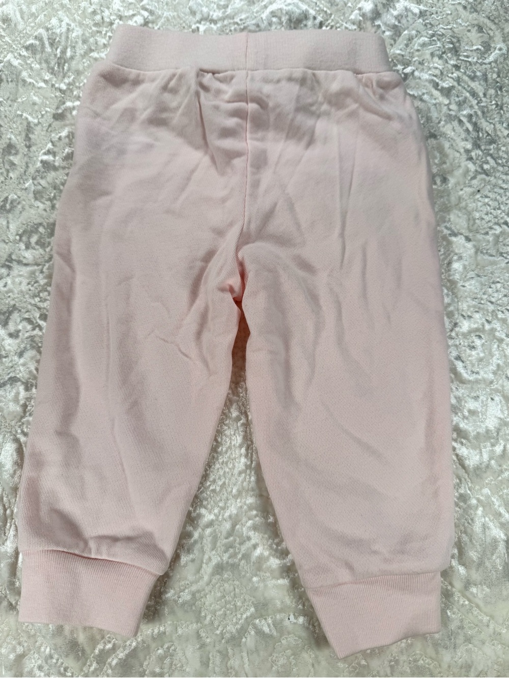 NWT Ralph Lauren Light Pink Baby Cotton Joggers - Picture 2 of 2